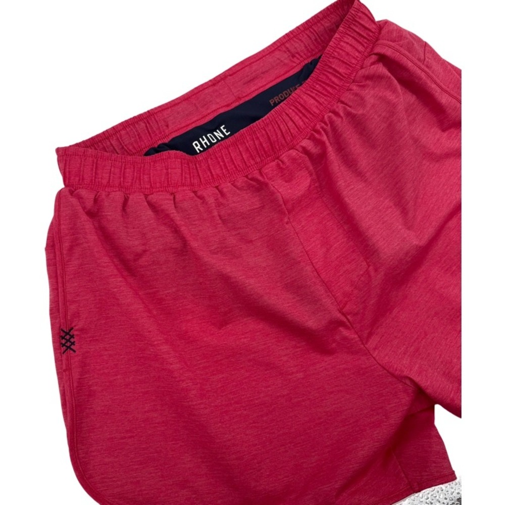 RHONE Medium Swift Running Shorts Pink Lined Athletic Gym Performance Workout